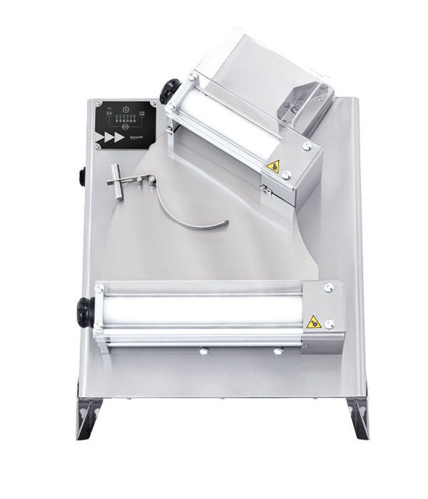 Laminoir à pizzas 30 cms automatique, façonneuse à pizzas, matériel pizzeria, Espace Hotelier Beziers