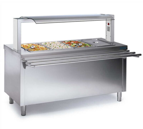 Elément self réfrigéré, cuve froide, self restaurant, Espace Hotelier Beziers