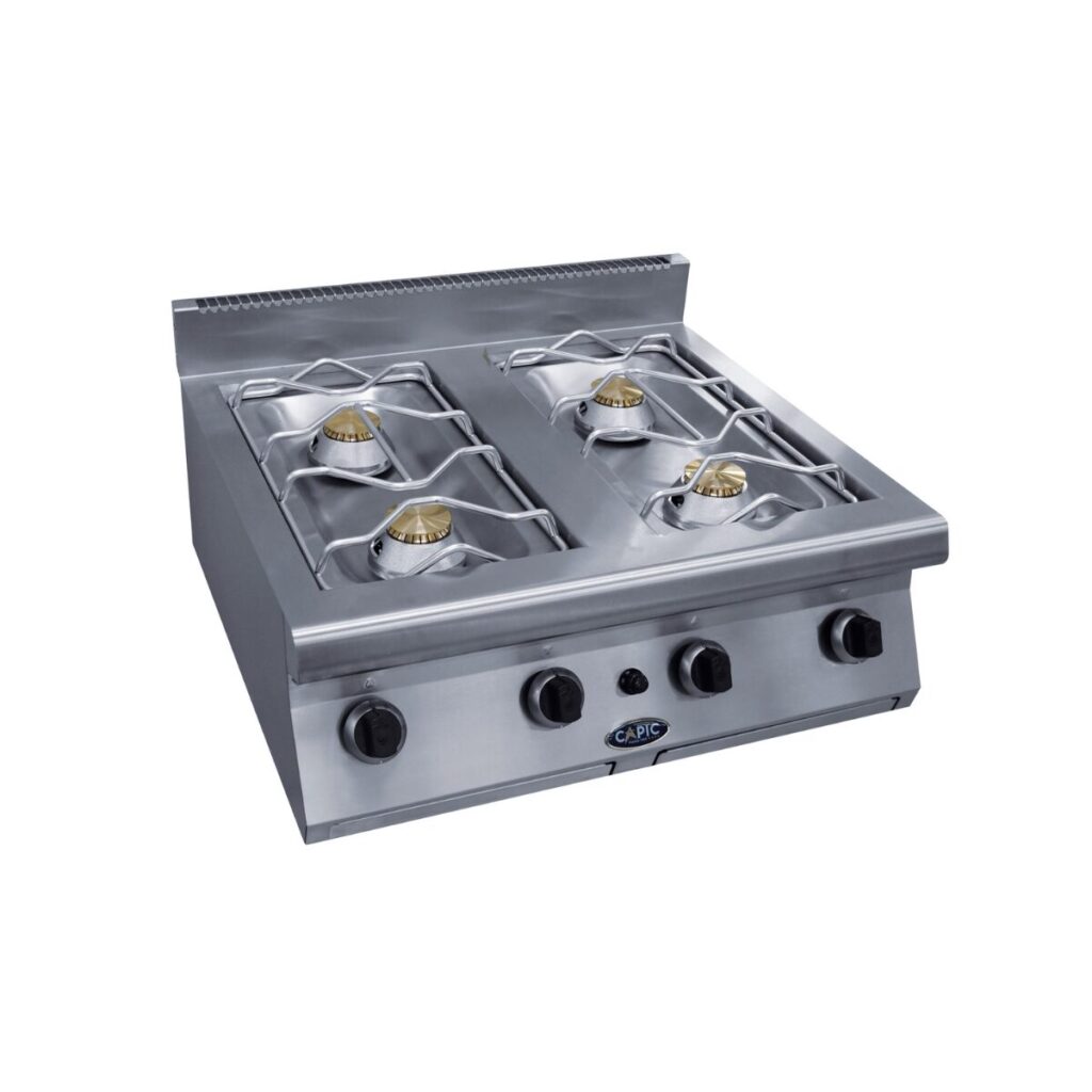 Plancha inox gaz