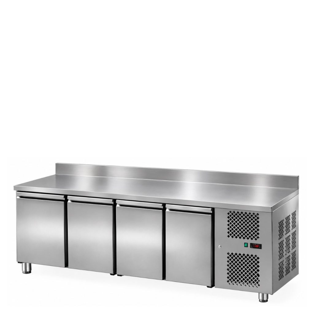 Meuble froid 3 portes 7 Meuble réfrigéré adossé 4 portes GN 1/1 - profondeur 700 - Espace Hôtelier Béziers