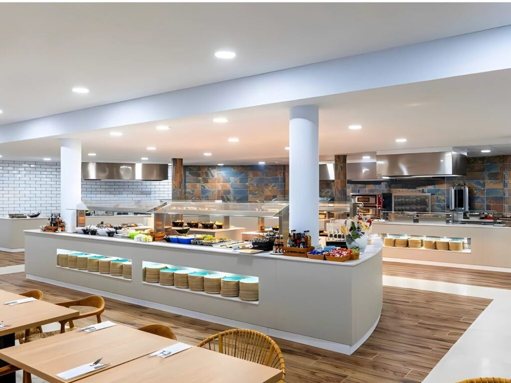 Buffets îlot central