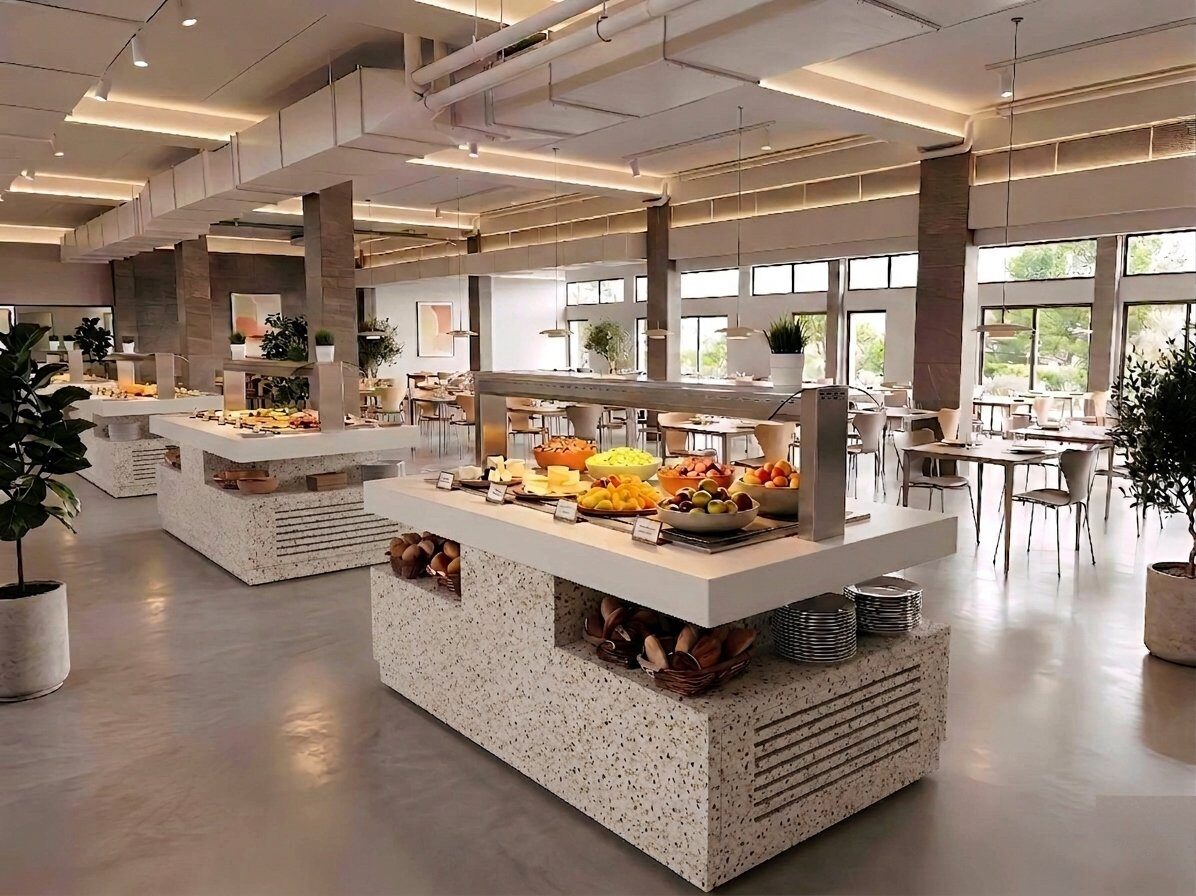 Buffets chauds et froids