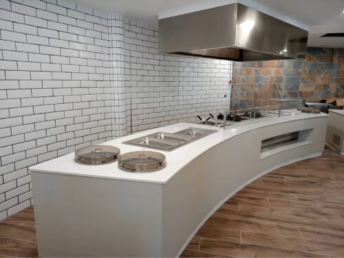 Buffets show cooking