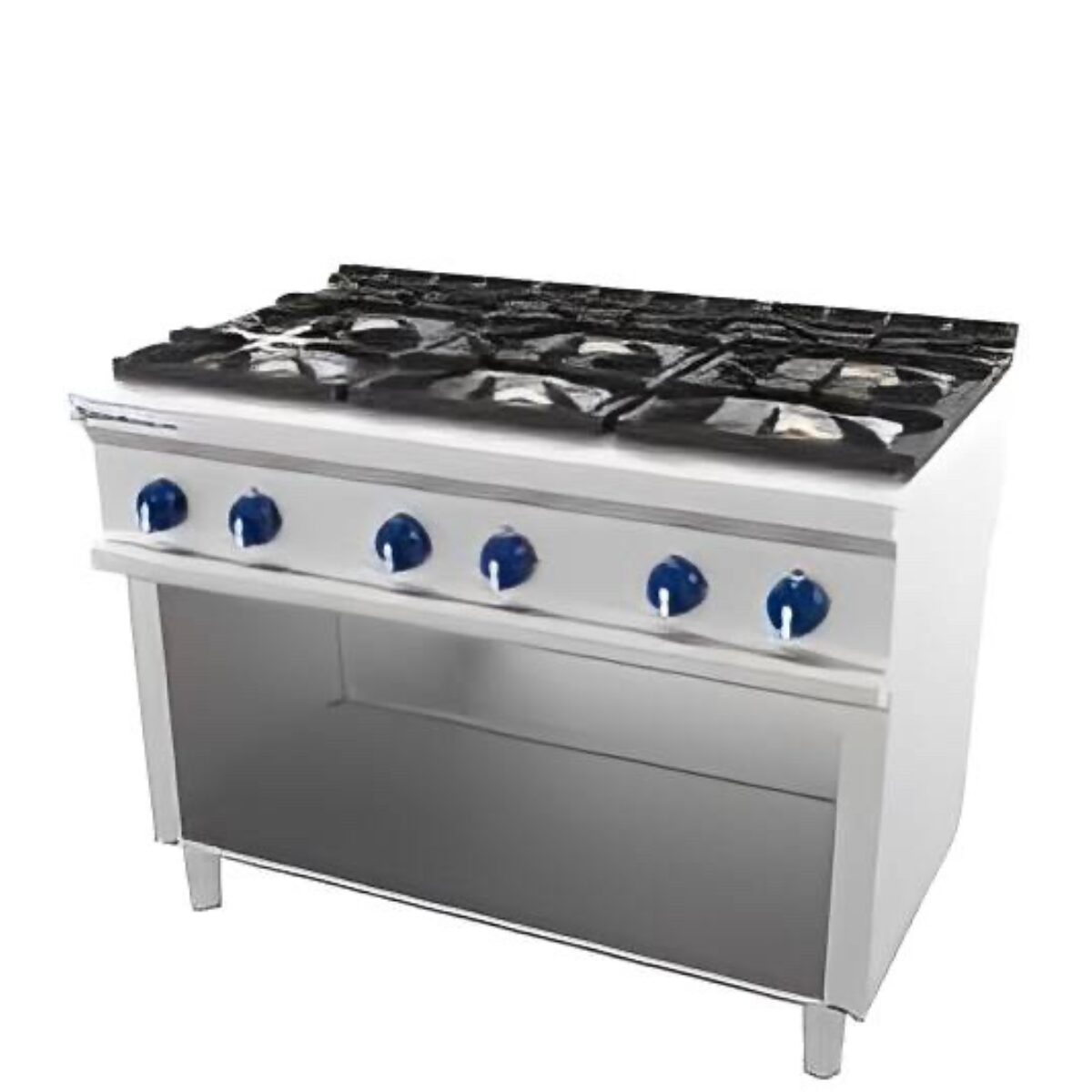 6 Feux gaz sur piètement